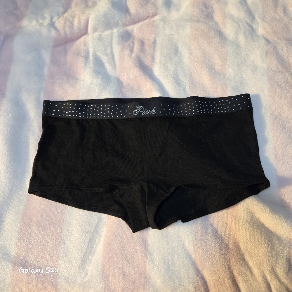 NWT PINK by VS boyshort undies